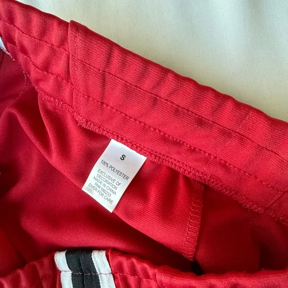 PacSun Red Joggers with Black and White Stripes - Picture 5 of 5